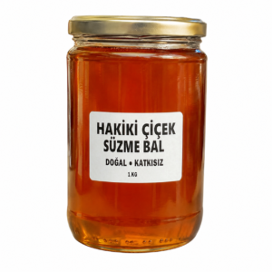 Hakiki Çiçek Süzme Bal %100 Doğal (1KG)