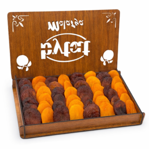 Hediyelik Ahşap Kayısı Kutusu 1 (650gr)