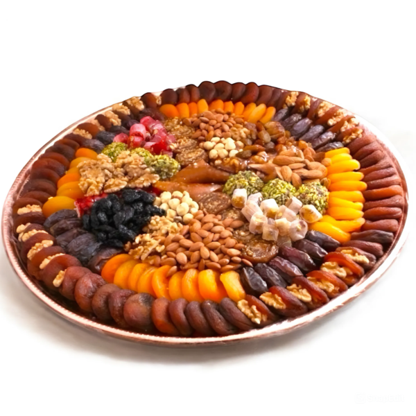 Hediyelik Kayısı Tabağı 36 (Bakır Tepsi)