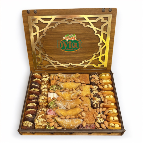 İSME ÖZEL HEDİYELİK AHŞAP KAYISI KUTUSU 4 (1100-1250gr)