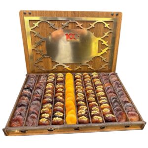 İsme Özel Ahşap Hediyelik Kayısı Kutusu 6 (MEGA GOLD)